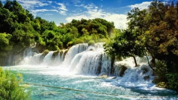 Stunning Krka waterfalls