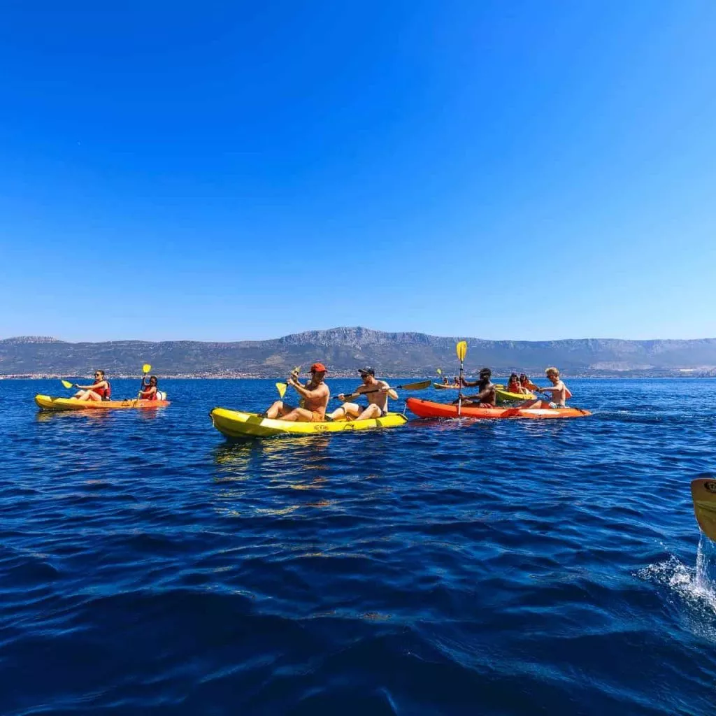 Sea kayaking and snorekling in Split
