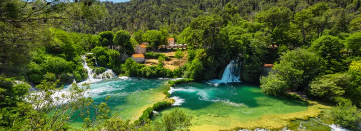 Krka waterfalls nature