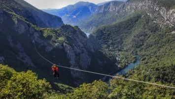 Ziplining in Omiš Croatia