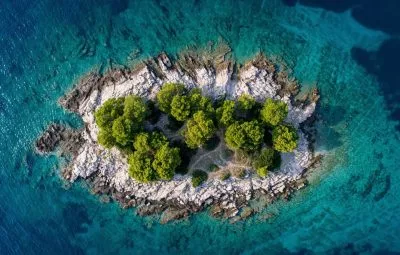 Small island in Croatia