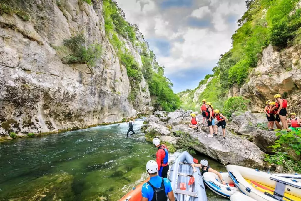 Canyon of Cetina river