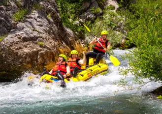 Rapid rafting on Cetina river day tour