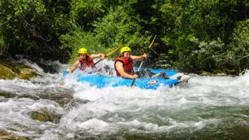 River kayaking on Cetina